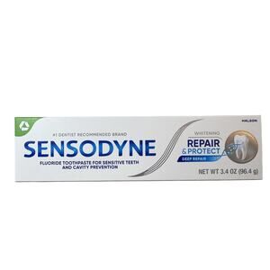 Sensodyne Repair & Protect Deep Repair Whitening Fluoride Toothpaste (3.4 oz)
